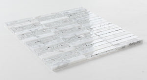 Elysium Tiles Icy Band 11.75" x 12" Mosaic Tile