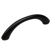 70mm (2.75") Center to Center Matte Black Modern Loop Pull Cabinet Hardware Handle