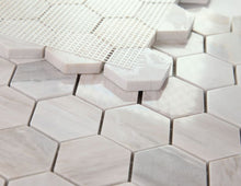 Load image into Gallery viewer, Elysium Tiles 2&quot; x 2&quot; Hexagon Euro Polished 12&quot; x 11.75&quot; Mosaic Tile
