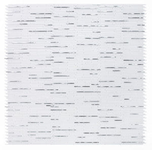 Elysium Tiles Whiskers White 11.75" x 11.75" Mosaic Tile