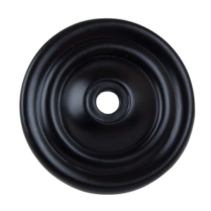 38mm (1.5") Oil Rubbed Bronze Round Thin Classic Cabinet Hardware Backplate