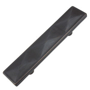 63.5mm (2.5") Center to Center Oil Rubbed Bronze Classic Triple Pyramid Rectangle Cabinet Pull