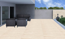 Load image into Gallery viewer, TW Travertino Crema 24&quot; x 48&quot; Polished Porcelain Tile
