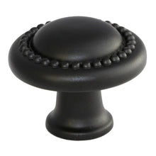 Load image into Gallery viewer, 32mm (1.25&quot;) Brass Gold Transitional Round Beaded Cabinet Knob

