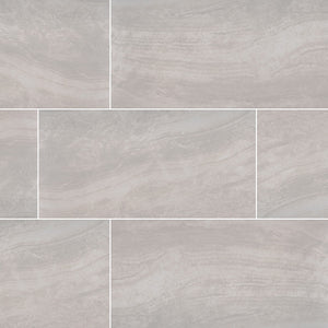 MSI Praia Grey 24" x 48" Polished Porcelain Tile