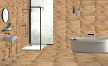 Load image into Gallery viewer, TW American Wood 8&quot; x 24&quot; Matte Finish Wood Look Porcelain Tile
