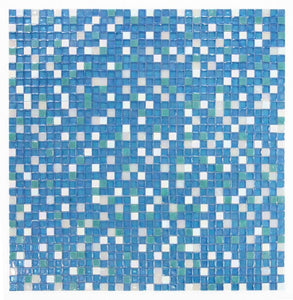 Elysium Tiles Laguna Sky Square 11.75" x 11.75" Mosaic Tile