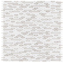 Load image into Gallery viewer, Elysium Tiles Haisa Grey Stack 12&quot; x 12&quot; Mosaic Tile

