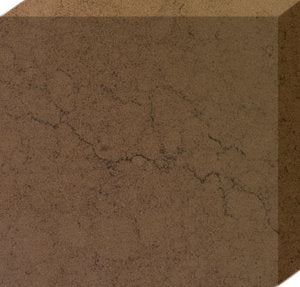 Qortstone Assorted Series Amazon Brown 118" x 63" Quartz Slab