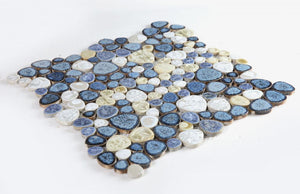 Elysium Tiles Growing Ocean 11.5" x 11.5" Mosaic Tile