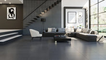 Load image into Gallery viewer, Bellezza Ceramica Harley Lux Graphite Semi-Polished 12&quot; x 24&quot; Porcelain Tile
