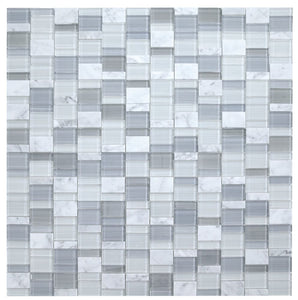 Elysium Tiles Prime Goose 11.75" x 11.75" Mosaic Tile