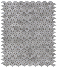 Load image into Gallery viewer, Elysium Tiles Dragon Scale Grey 10&quot; x 12&quot; Mosaic Tile
