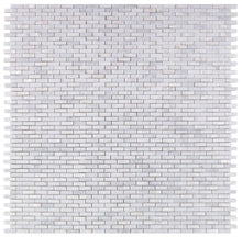 Load image into Gallery viewer, Elysium Tiles Diana Linear Carrara 11.75&quot; x 12&quot; Mosaic Tile
