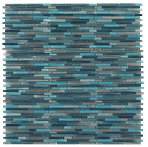 Elysium Tiles Rain Heavy 11.75" x 12" Mosaic Tile