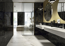 Load image into Gallery viewer, Bellezza Ceramica Anima Antracita 24&quot; x 48&quot; Polished Porcelain Tile
