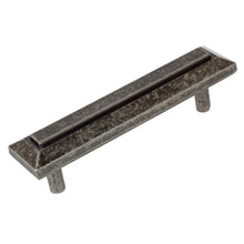 Load image into Gallery viewer, 76mm (3&quot;) Center to Center Oil Rubbed Bronze Grooved Rectangle Pull Cabinet Hardware Handle
