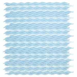 Elysium Tiles Water Sapphire 11.5" x 12.5" Mosaic Tile