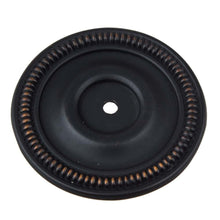 Load image into Gallery viewer, 63.5mm (2.5&quot;) Oil Rubbed Bronze Round Classic Cabinet Hardware Backplate
