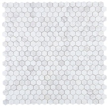 Load image into Gallery viewer, Elysium Tiles Hexagon White 11.75&quot; x 11.75&quot; Mosaic Tile
