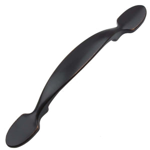 76mm (3") Center to Center Matte Black Classic Kitchen Pull Cabinet Hardware Handle