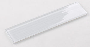 Elysium Tiles Amazon Silver White 3" x 12" Subway Tile