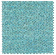 Load image into Gallery viewer, Elysium Tiles Malibu Turquoise Penny 12.25&quot; x 12.25&quot; Mosaic Tile
