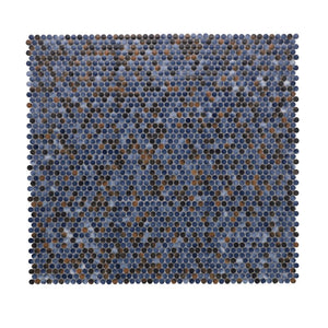 Elysium Tiles Penny Round Shadow 11.5" x 12.25" Mosaic Tile