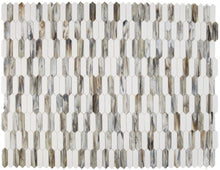 Load image into Gallery viewer, Elysium Tiles Newport Arrow Dawn 10.25&quot; x 10.5&quot; Mosaic Tile
