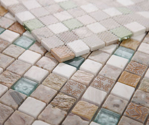 Elysium Tiles Selene Summer 11.75" x 11.75" Mosaic Tile