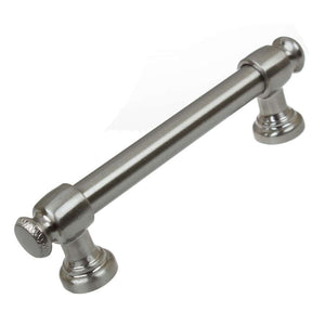 95mm (3.75") Center to Center Satin Nickel Classic Euro Bar Pull Cabinet Hardware Handle