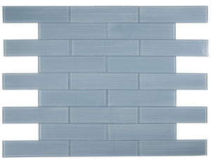 Elysium Tiles Lucy Pewter Painting 4" x 16" Subway Tile