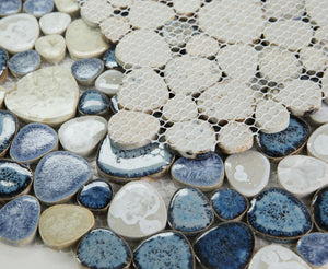 Elysium Tiles Growing Ocean 11.5" x 11.5" Mosaic Tile