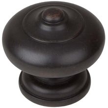 Load image into Gallery viewer, 38mm (1.5&quot;) Matte Black Mushroom Ring Cabinet Knob
