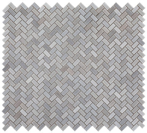 Elysium Tiles Tango Grey 9.5" x 11" Mosaic Tile