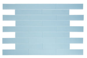 Elysium Tiles Lucy Teal 4" x 16" Subway Tile