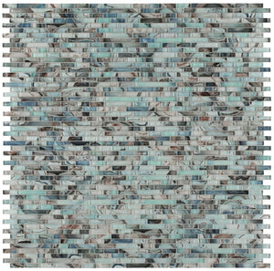 Elysium Tiles Linear Shell Green 11.75" x 12" Mosaic Tile