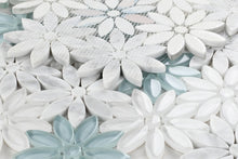 Load image into Gallery viewer, Elysium Tiles Daisy Blue 10&quot; x 11.25&quot; Mosaic Tile
