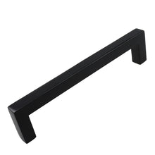 Load image into Gallery viewer, 127mm (5&quot;) Center to Center Polished Chrome Solid Square Bar Pull Cabinet Hardware Handle
