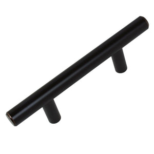 63.5mm (2.5") Center to Center Oil Rubbed Bronze Modern Cabinet Hardware Handle