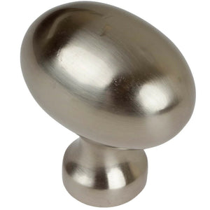 28.5 mm (1.125") Weathered Nickel Classic Oval Cabinet Knob