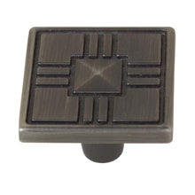Load image into Gallery viewer, 32mm (1.25&quot;) Satin Pewter Classic Diamond Cabinet Knob
