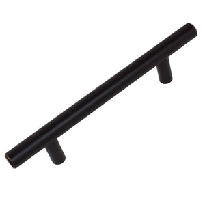 95mm (3.75") Center to Center Oil Rubbed Bronze Modern Cabinet Hardware Handle