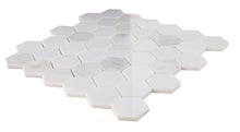 Load image into Gallery viewer, Elysium Tiles Hexagon Snow White Polished 11.75&quot; x 12&quot; Mosaic Tile
