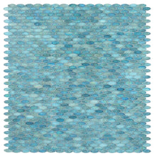 Load image into Gallery viewer, Elysium Tiles Malibu Turquoise Pebble 11&quot; x 11.50&quot; Mosaic Tile
