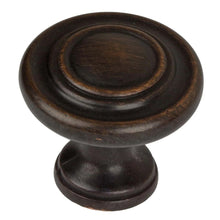 Load image into Gallery viewer, 32mm (1.25&quot;) Matte Black Classic Round Ring Cabinet Knob
