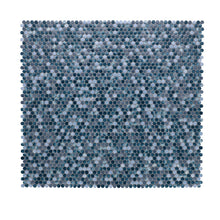 Load image into Gallery viewer, Elysium Tiles Penny Round Gradient Blue 11.5&quot; x 12.25&quot; Mosaic Tile
