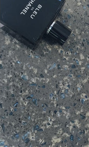 Elite Stone Zircon Blue Polished 108" x 52" Prefabricated Quartz Slab
