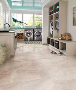 MSI Praia Crema 24" x 48" Polished Porcelain Tile