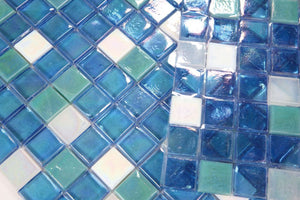 Elysium Tiles Laguna Sky Square 11.75" x 11.75" Mosaic Tile